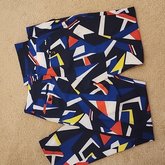 RLX Ralph Lauren Geometric Graphic Design Men’s Golf Pants Size 32x32 ⛳️ - Picture 2 of 7